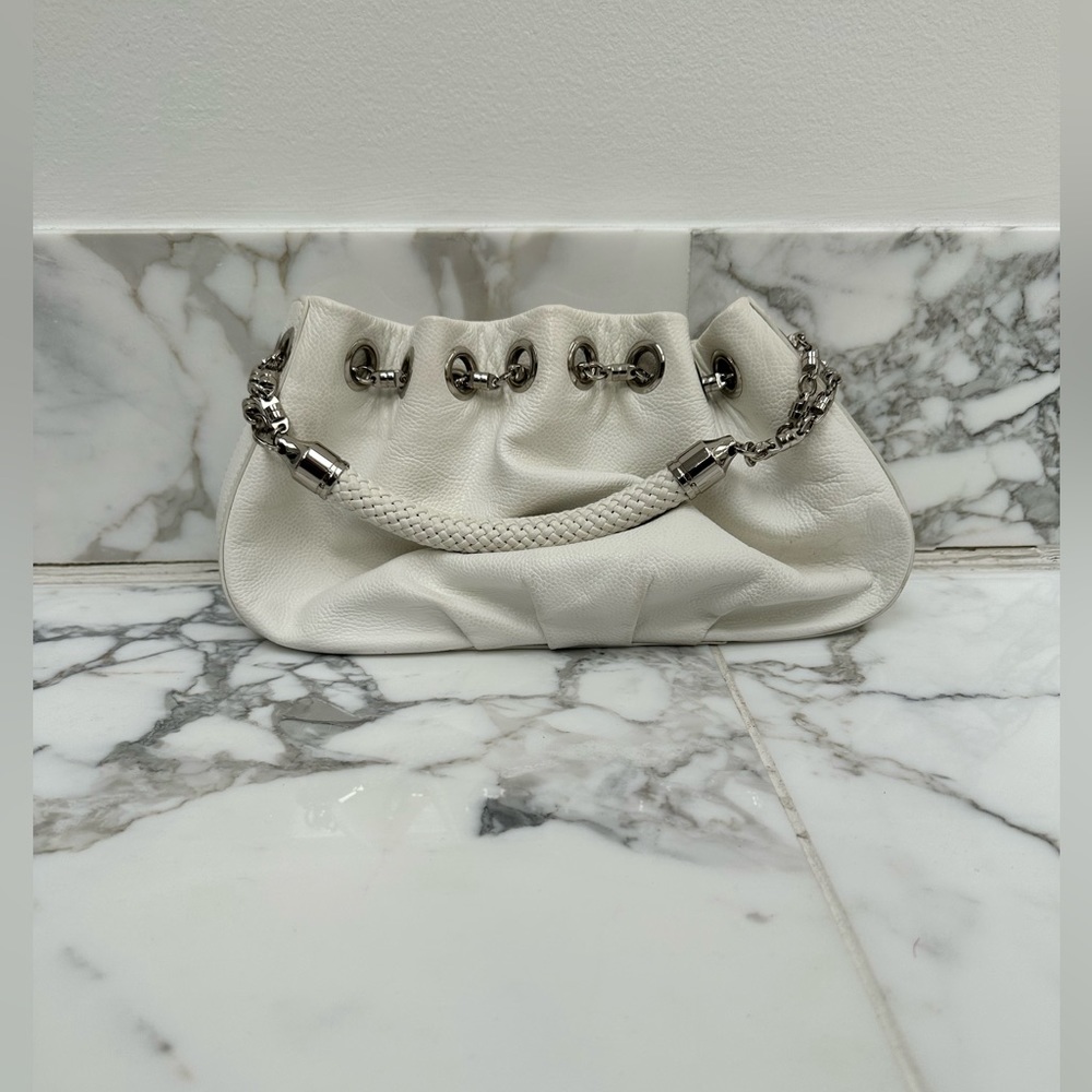 Small white handbag